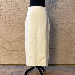 NWT Zara Cream Plain Knit Skirt